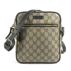 Gucci Shoulder Bag GG Supreme Logo Canvas Beige