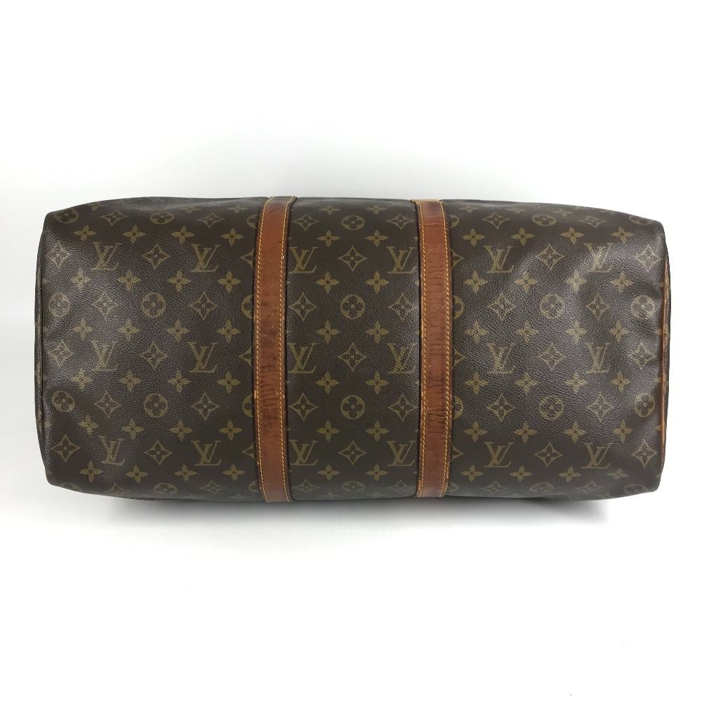 Louis Vuitton Boston Bag Keepall 50 Monogram Canvas Brown — view 5