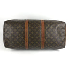 Louis Vuitton Boston Bag Keepall 50 Monogram Canvas Brown — view 5