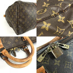 Louis Vuitton Boston Bag Keepall 50 Monogram Canvas Brown — view 7