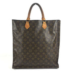 Louis Vuitton Handbag Sac Plat Monogram Canvas Brown — view 2