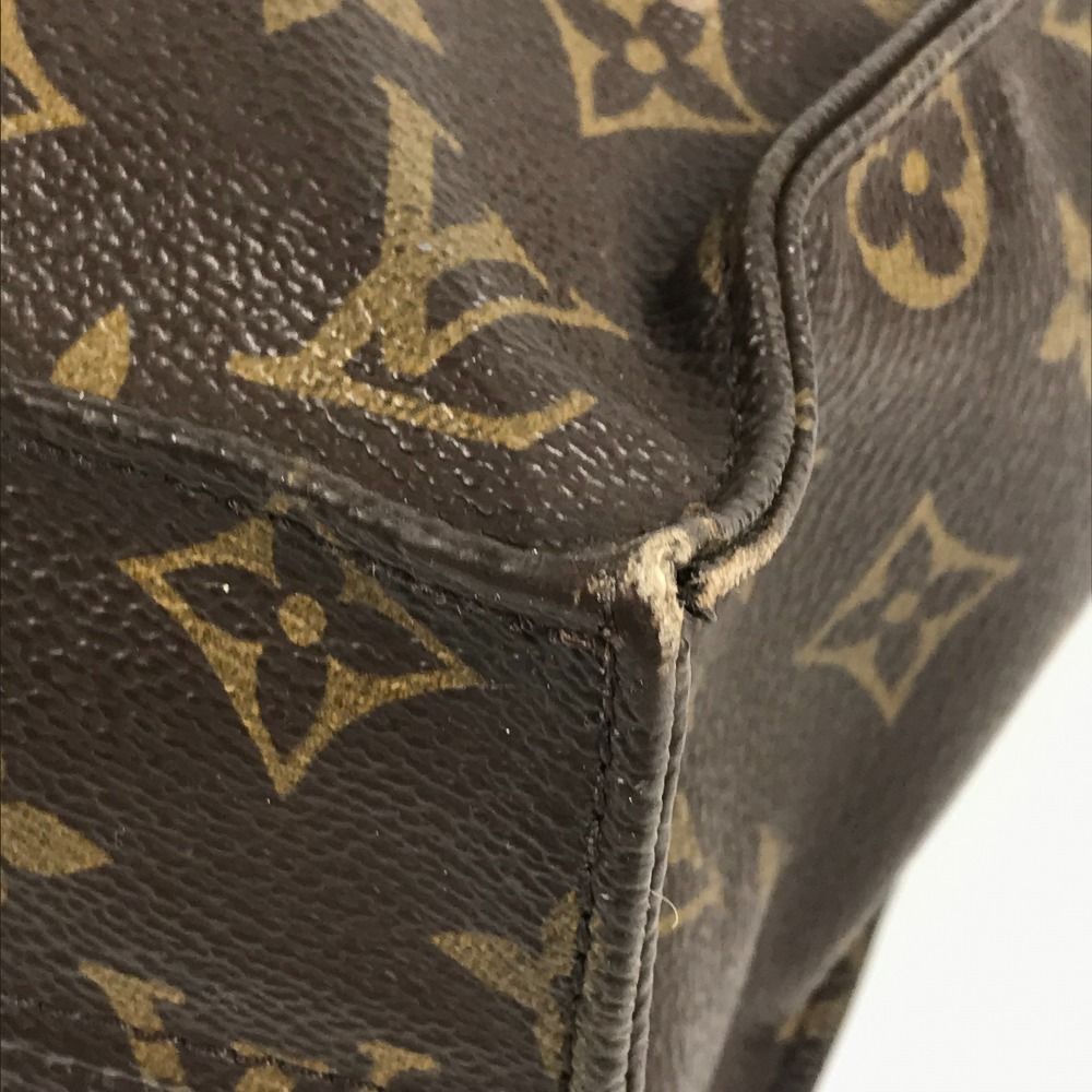 Louis Vuitton Handbag Sac Plat Monogram Canvas Brown — view 6