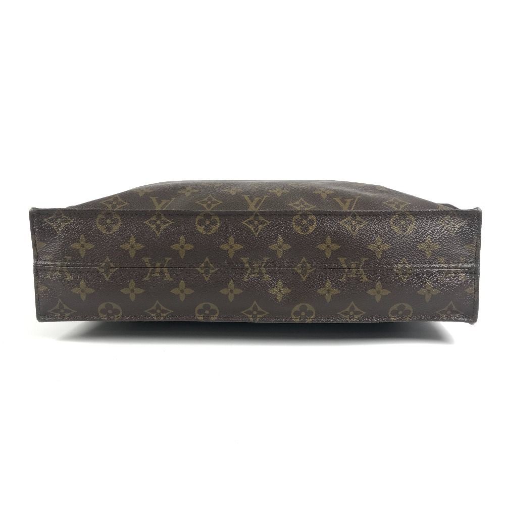 Louis Vuitton Handbag Sac Plat Monogram Canvas Brown — view 5