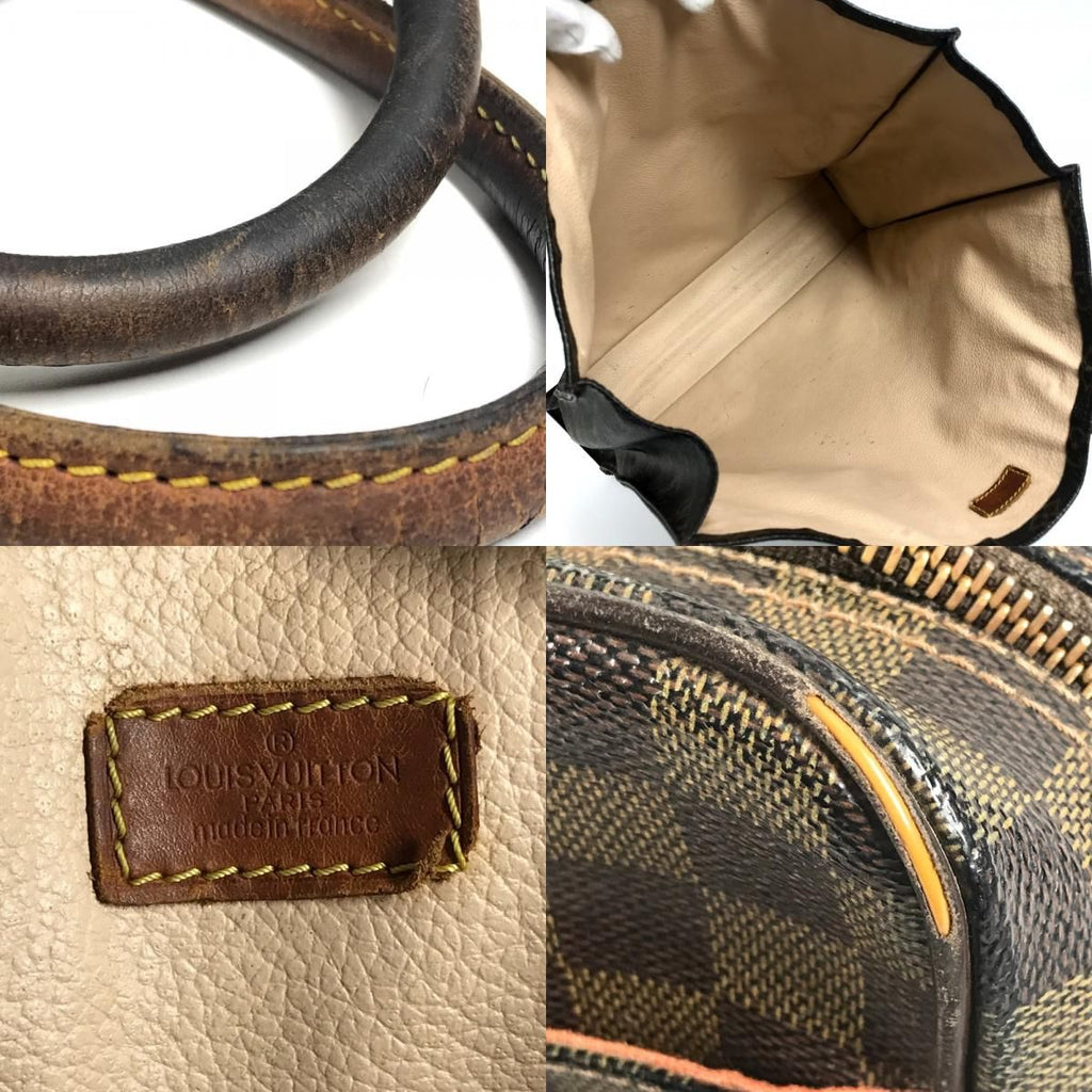 Louis Vuitton Handbag Sac Plat Monogram Canvas Brown — view 8