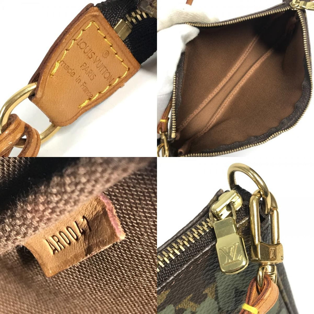 Louis Vuitton Shoulder Bag Pochette Monogram Graffiti Canvas Khaki — view 9