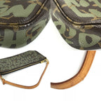 Louis Vuitton Shoulder Bag Pochette Monogram Graffiti Canvas Khaki — view 8