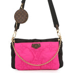 Louis Vuitton Shoulder Bag Monogram Maxi Multi Pochette Accessoire Black