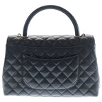 Chanel Coco Handle 29 2-Way Shoulder Bag Black Caviar Leather Gold — view 2