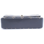 Chanel Quilted 25 Wild Stitch Chain Shoulder Bag Black Leather Gold — view 5
