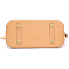 Louis Vuitton Monogram Alma PM Handbag Brown Leather Gold — view 5