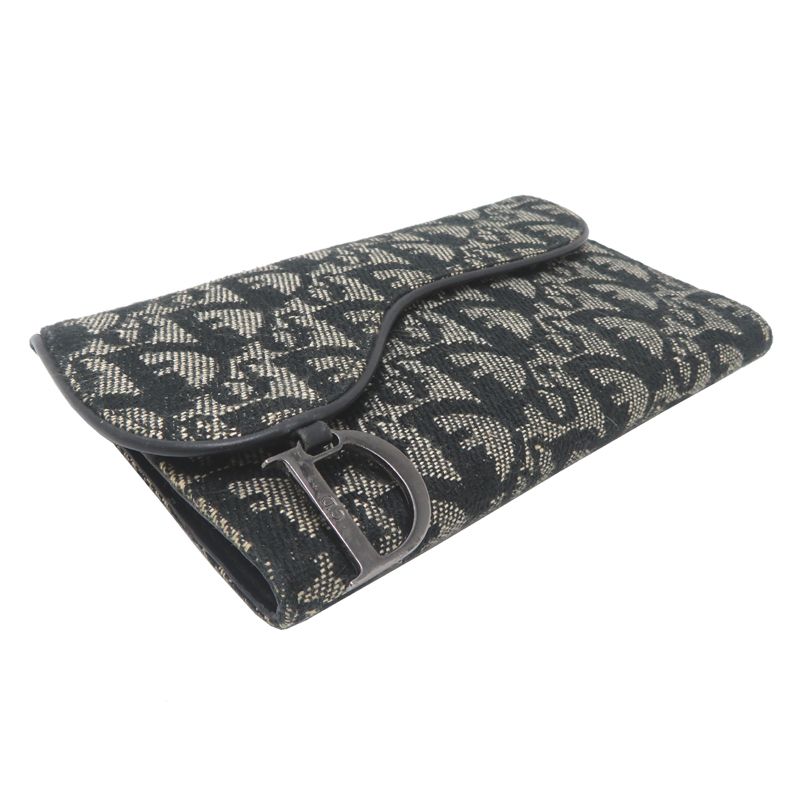 Dior Trifold Wallet Blue — view 3