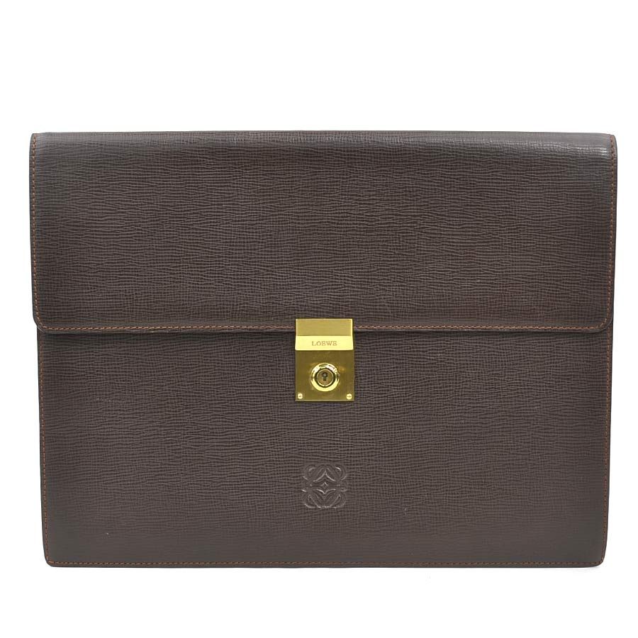 Loewe Document Case Clutch Anagram