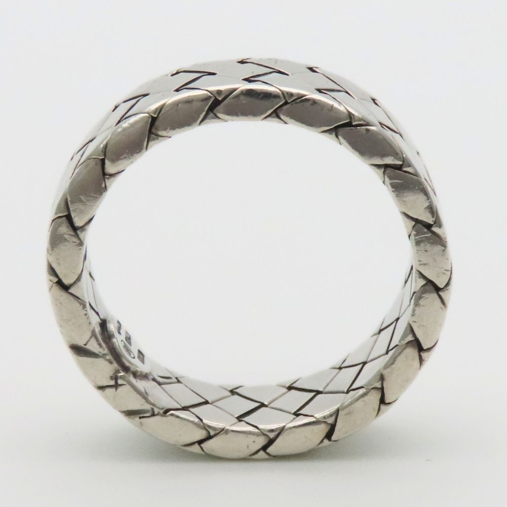 Bottega Veneta Ring Intrecciato 925 Sterling Silver Braided