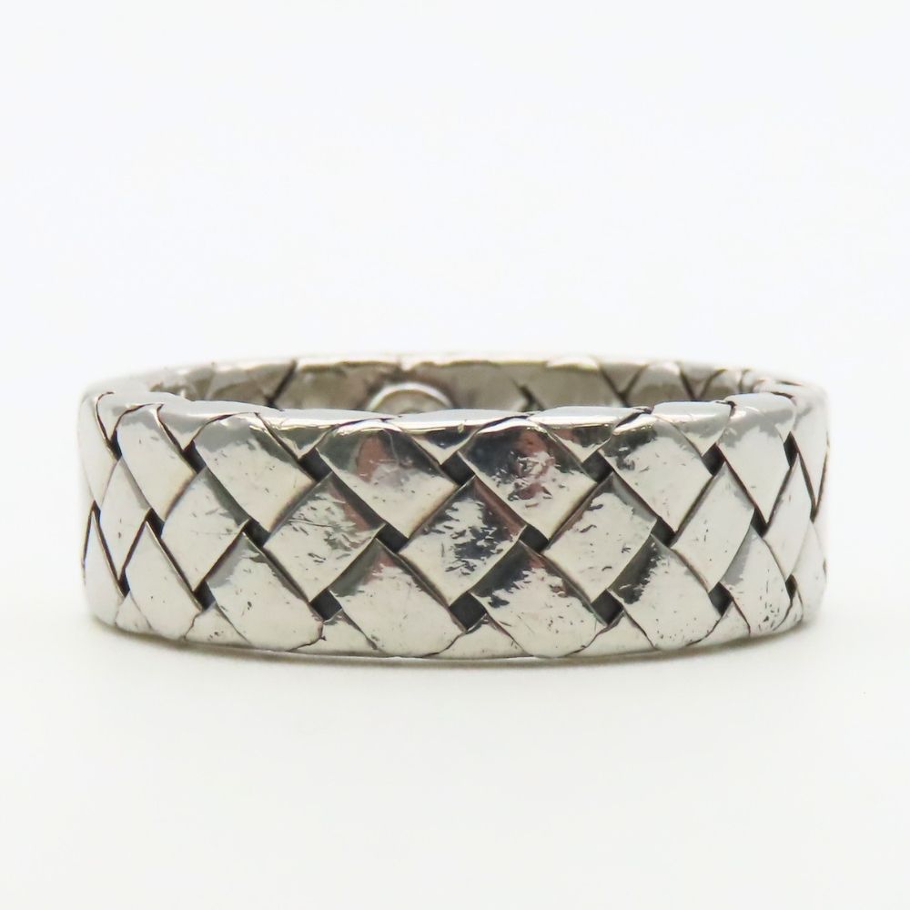 Bottega Veneta Ring Intrecciato 925 Sterling Silver Braided