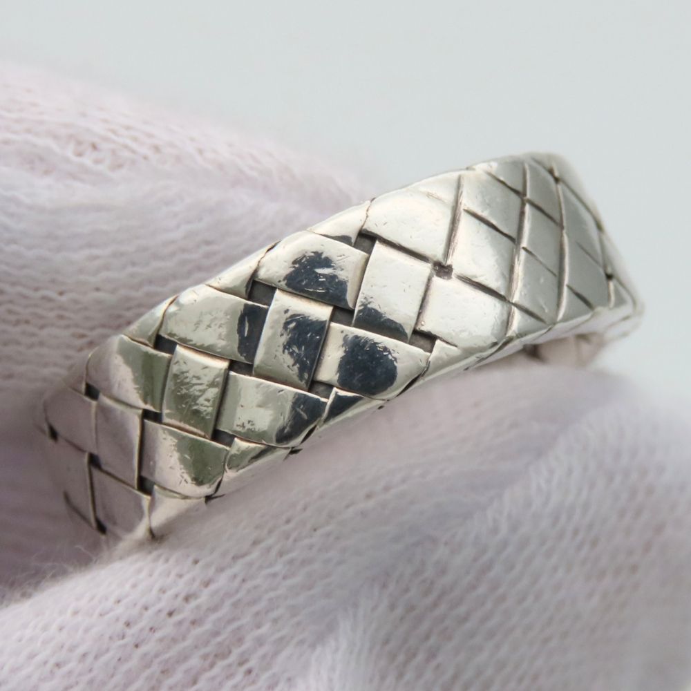 Bottega Veneta Ring Intrecciato 925 Sterling Silver Braided