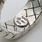 Bottega Veneta Ring Intrecciato 925 Sterling Silver Braided