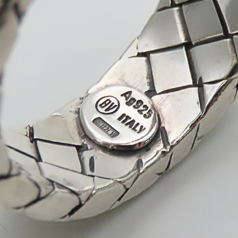 Bottega Veneta Ring Intrecciato 925 Sterling Silver Braided