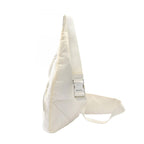 Prada Waist Bag Re-Nylon White Nylon Leather Triangle Logo — view 2