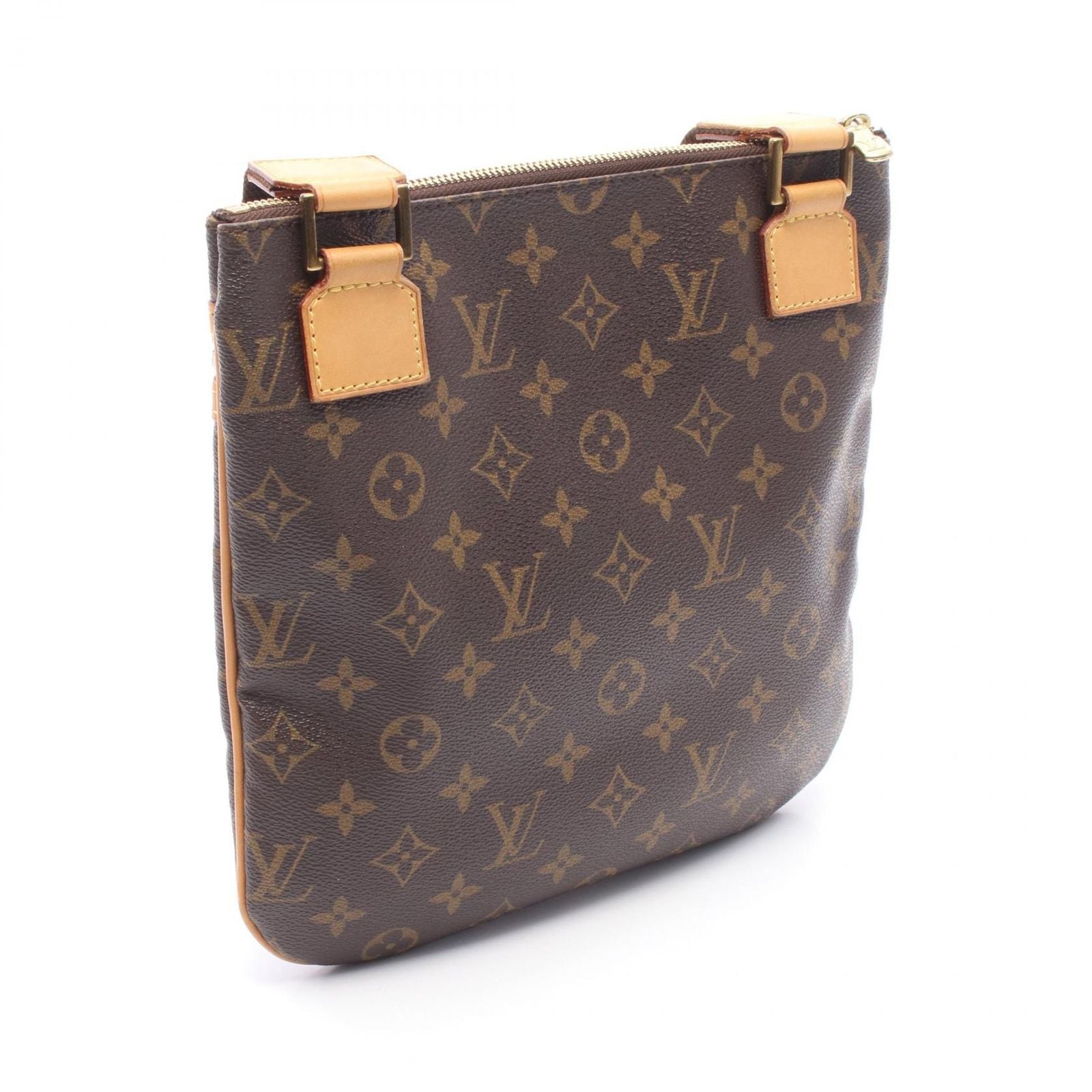 Louis Vuitton Shoulder Bag Pochette Canvas Leather — view 2