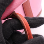 Hermes Tote Garden Party TPM Pink Rouge Ducese Canvas Leather — view 8