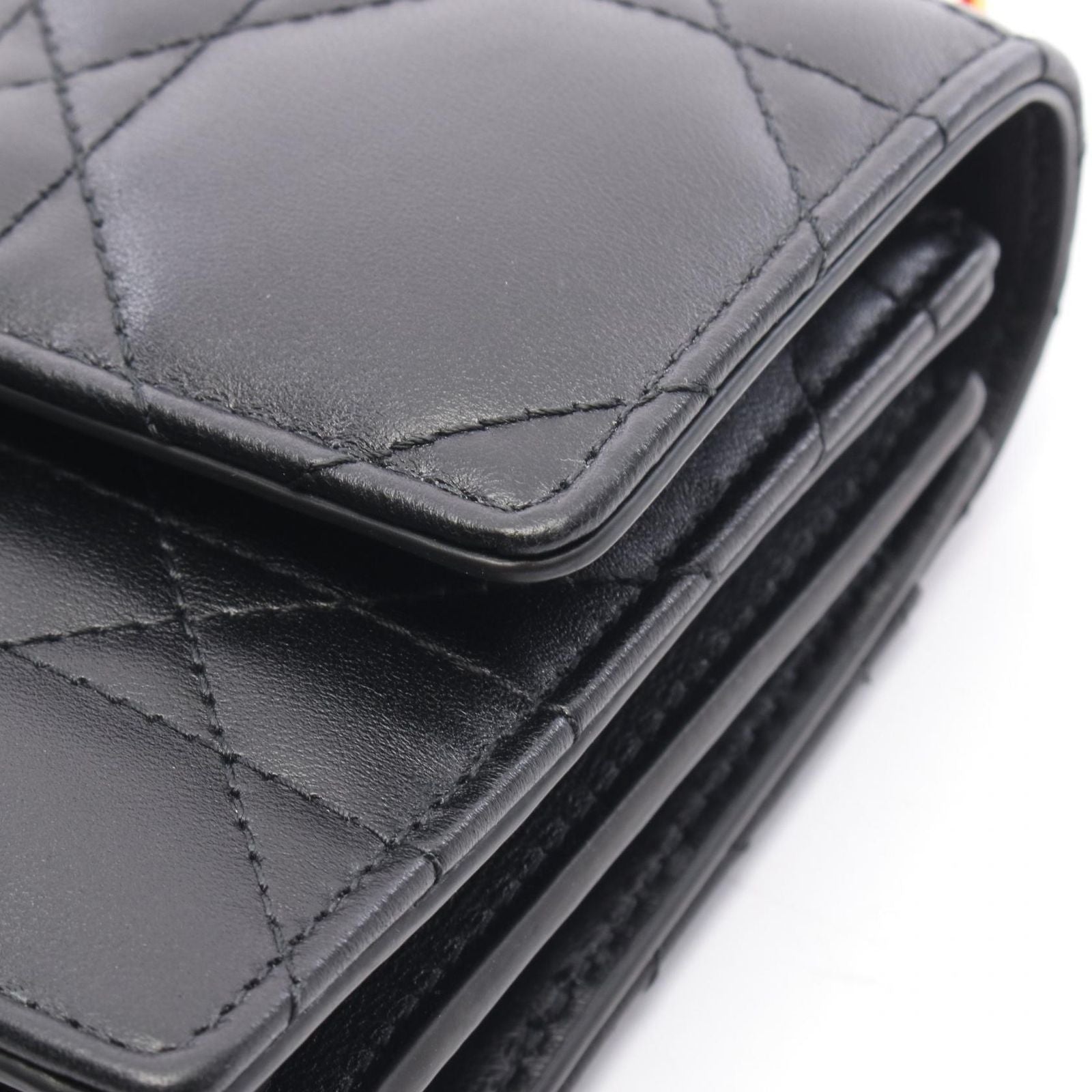 Dior Shoulder Bag Miss Caro Black Leather — view 6