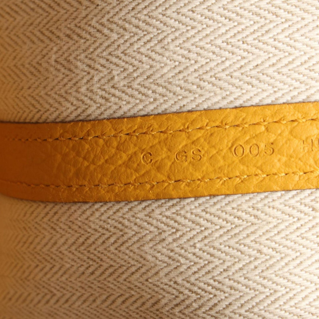 Hermes Tote Garden Party TPM Joan Ambre Leather — view 5