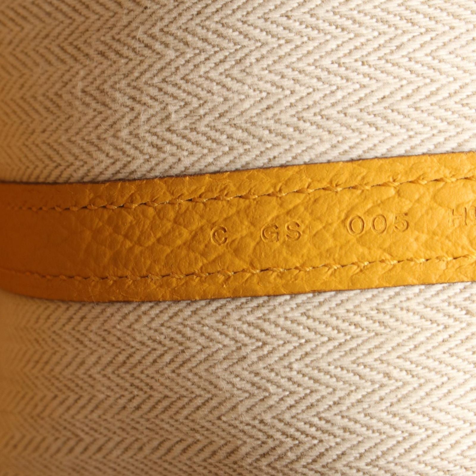 Hermes Tote Garden Party TPM Joan Ambre Leather — view 5