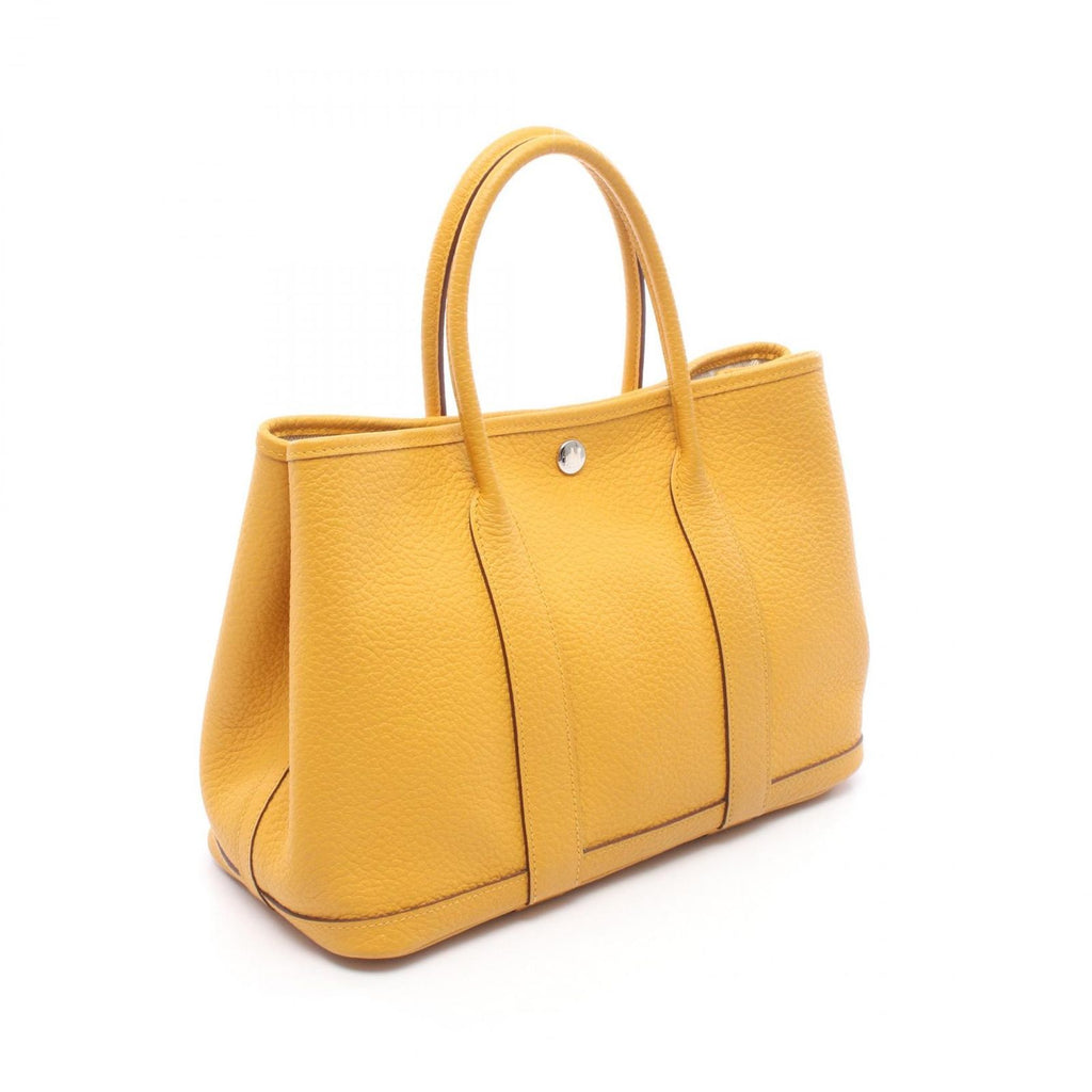 Hermes Tote Garden Party TPM Joan Ambre Leather — view 2