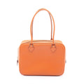 Hermes Handbag Mini Plume 20 Orange Leather Calf