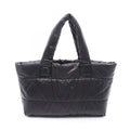 Chanel Tote Coco Cocoon MM Reversible Black Nylon Leather