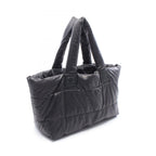 Chanel Tote Coco Cocoon MM Reversible Black Nylon Leather — view 2