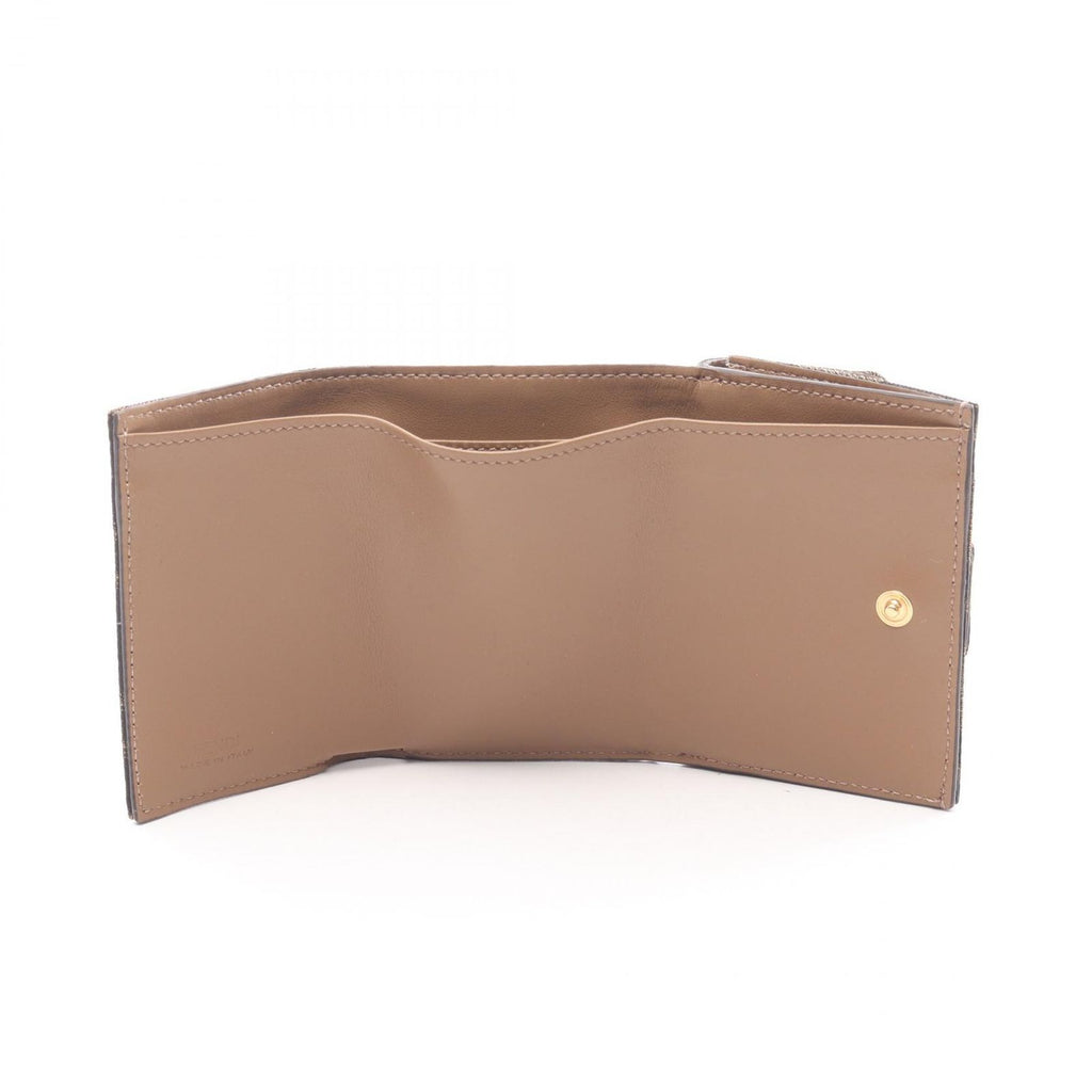 Fendi Trifold Wallet Baguette Zucca Brown Canvas — view 3