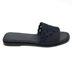 Hermes Sandals Gael Chaine D'ancre Denim Blue — view 3