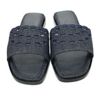 Hermes Sandals Gael Chaine D'ancre Denim Blue — view 6