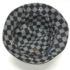 Louis Vuitton Hat Bonnet Disted Damier Cotton Black — view 5