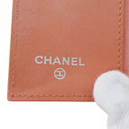 Chanel Key Case Caviar Leather 4 Rows Salmon Pink Silver CC Logo Key Holder — view 5
