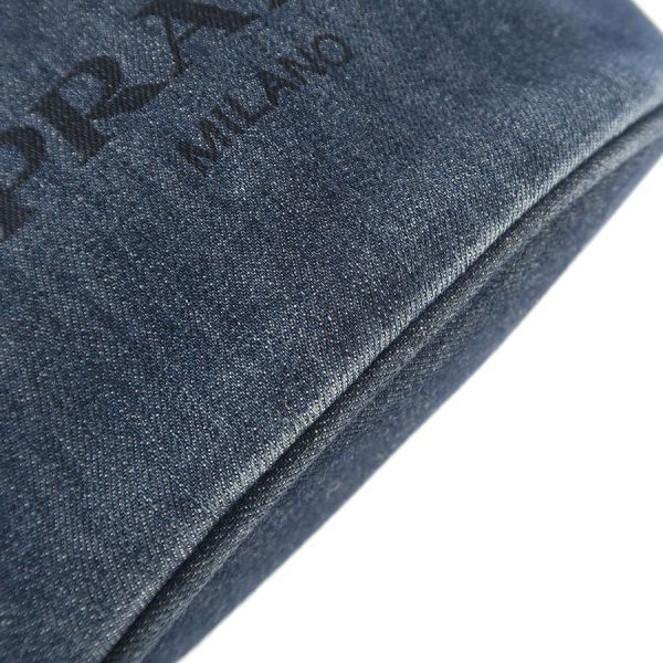 Prada Denim 2-Way Tote — view 4