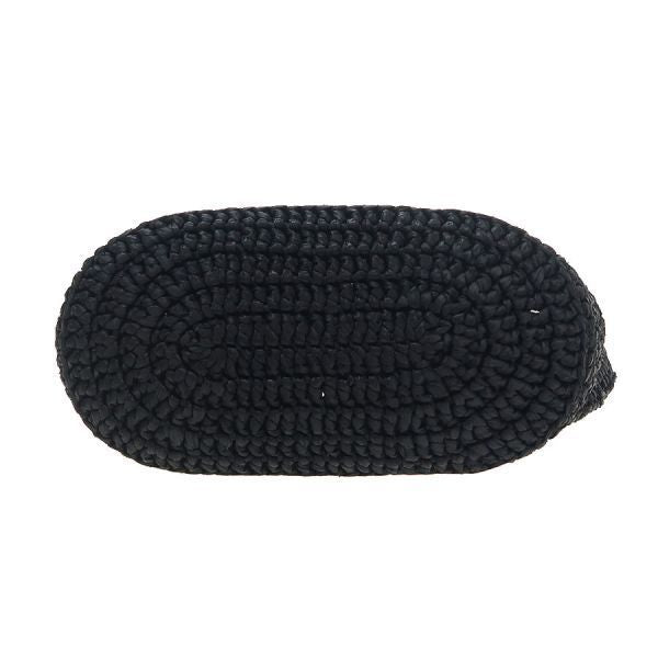 Prada Raffia Tote Black — view 5