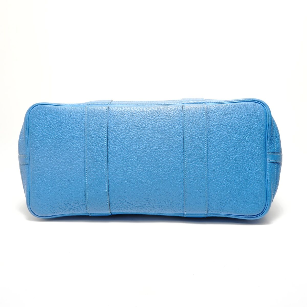 Hermes Tote Garden Party Vache Country Blue Royale — view 7