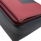 Celine Frame Shoulder Bag Red Navy Blue — view 7