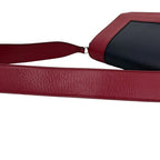 Celine Frame Shoulder Bag Red Navy Blue — view 9