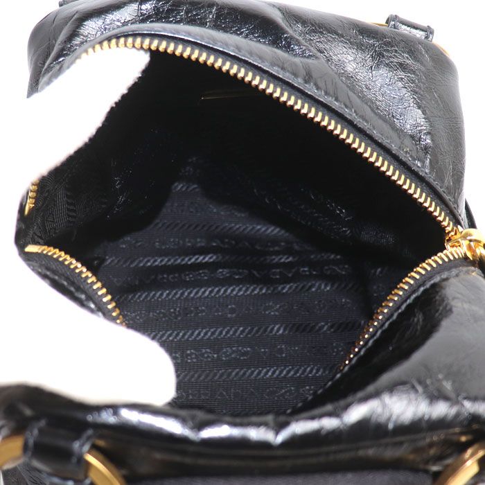 Prada Dangle Handbag Black — view 4