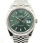 Rolex Datejust 41 Watch Jubilee Random Mint Green Polished