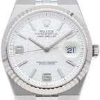 Rolex Land Watch Honeycomb Motif Box 18k White Gold SS