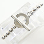 Gucci Ball Chain 925 Sterling Silver Bracelet 16.5 cm