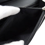 Chanel Wallet Shoulder Caviar Leather CC Logo Black Silver — view 7