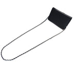 Chanel Wallet Shoulder Caviar Leather CC Logo Black Silver — view 2