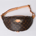 Louis Vuitton Bum Bag MM Brown Monogram Canvas Leather Gold