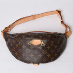 Louis Vuitton Bum Bag MM Brown Monogram Canvas Leather Gold