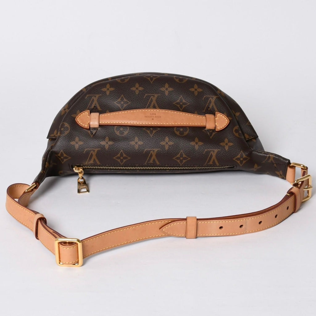 Louis Vuitton Bum Bag MM Brown Monogram Canvas Leather Gold — view 2